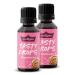 GymQueen Tasty Drops Cinnamon Roll 2x30ml Flavour Drops without calories Cinnamon Roll 30 ml (pack of 2)