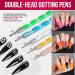 Fandamei Nail Art Brush Set - 15-Piece Gel Nail Brushes Dotted Pens Nail Strips & Rhinestones - Perfect Manicure Set in Pink - Buy Online on GoSupps.com