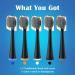 5 Count Compact Replacement Brush Heads with Covers for Flossing Toothbrush - Black | Pack of 1 - Buy Online on GoSupps.com