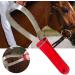 GeKLok Shedding Blade Horse Hair Brush Stainless Steel Dual Sided Blade Shedding Tool Riding Horse Sweat Scraper(Red) - Buy Online on GoSupps.com