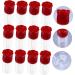 15 pi ces Tubes Soin des L vres Rechargeables Rose Rouge Contenants Cosm tiques Transparent pour Stockage de Gloss et Huile L vres Portable et L ger pour Voyage et Usage - Buy Online on GoSupps.com
