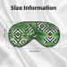 Unisex Tropical Palm Tree Eye Mask - Soft Comfort Sleep Shade for Travel Yoga & Shift Work - Buy Online on GoSupps.com