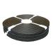 BioThane sold by the meter Grippy Super Grip 13-19 mm wide approx. 6.4 mm thick with knobs 16 mm Black 16 mm