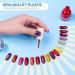 100PCS Transparent Nail Art Display Sticks - Natural Color Swatch for Gel Polish DIY Christmas Gift - Buy Online on GoSupps.com
