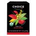 Choice Organics - Organic Rooibos Tea (1 Pack) - Fair Trade - Compostable - Caffeine Free - 16 Organic Herbal Tea Bags 16 Count (Pack of 1)