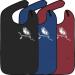 Classic BIB Designs Essl tchen for adults - Suitable for men & women - washable clothing protection with crumbs catcher - reusable 3 -pack - bird motif