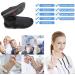 MEJORMEN Women's Diabetic Slippers - Extra Wide Width, Adjustable Strap, Open Toe Walking Shoes - Ideal for Diabetic, Edema, Swollen Feet, Plantar Fasciitis, Elderly - Size 8, Black - Buy Online on GoSupps.com