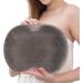 Qiyifang Silicone Shower Foot Scrubber - 2 Pieces Non-Slip Back Brush with Suction Cups | Dead Skin Remover & Foot Massager - Gray - Buy Online on GoSupps.com