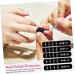 FRCOLOR 400 Sheets Nail Art Anti Spill Stickers Nail Polish Nail Protection for Painting Nails Nail Tape Nail Care Tools Protection Tearable 3.00X2.50X0.10CMx4pcs As Shown X 4 Pieces - Buy Online on GoSupps.com