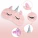 Plush Unicorn Sleep Eye Mask - 3 Pack | Soft Blindfold for Kids, Girls, and Adults - Buy Online on GoSupps.com