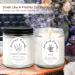 Scented Soy Candles 4 Pack - Lavender Sage Aromatherapy Set for Stress Relief and Meditation - Long Lasting 28 oz Natural Candles - Perfect Gifts for Women - Buy Online on GoSupps.com