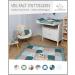 ULLENBOOM Sage Green Bath Poncho for Kids & Babies - 100% Cotton Oeko-Tex Certified Made in EU | Ideal as Bath Towel & Robe (1-3 Years) - Buy Online on GoSupps.com