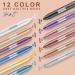 Skynest Eye Pencil Set - 12 Pcs Eyeshadow & Eyeliner | Matte, Shimmer, Metallic | Long Lasting, High-Impact | Multi-Dimensional Makeup Kit - Buy Online on GoSupps.com