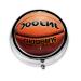 Basketball Backgroundround Pill Box 3 Compartment Round Pill Box Organizer #Portable Travel Pill Box for Traveling.