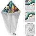 Summer Surfing Hair Towel 2 Pack - Super Absorbent Quick Drying Turbans for Women & Girls | Stylish Seamless Pattern & Button Design - Buy Online on GoSupps.com