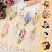 CHANZET No Bend Hair Clips for Makeup Application - 8pcs Creaseless Flat Alligator Clips - Oak Leaf Duck Bill Hair Barrettes for Women - Buy Online on GoSupps.com