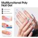 Gellen Poly Gel Clear Nail Extension Gel - 60g | Long Lasting Builder Gel for Salon & DIY Nail Art | Strong & Trendy Nail Enhancer - Buy Online on GoSupps.com
