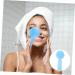 Bristles Face Cleaning Handheld Brush - Silicone Pore Facial Brush - 11.20x5.10x3.50CM - Perfect for All Skin Types - Shop Internationally - Buy Online on GoSupps.com