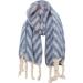 Ladies Autumn Triangle Scarf - Classic Poncho Casual Wrap in Navy | International Shipping Available - Buy Online on GoSupps.com