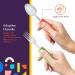 Special Supplies Adaptive Utensils (5-Piece Set) for Hand Tremors, Arthritis, Parkinson's - Non-Weighted Non-Slip Handles - Stainless Steel Knives, Fork, Spoons - Buy Online on GoSupps.com