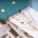 Andelaisi Boho Gold Disc Pendant Layered Head Chain - Gypsy Coin Hairchain for Women and Girls - Buy Online on GoSupps.com