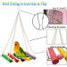 Esrise Bird Toys - Colorful Hanging Wood Bells for Conures Lovebirds & Finch | International Shipping - Buy Online on GoSupps.com