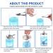 Glass Disinfectant Jar - Midsize Salon & Barber Sterilizing Jar 30oz - Buy Online on GoSupps.com