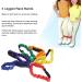 2-Person 3-Foot Racing Leg Loops - Soft Elastic Nylon Bandage for Outdoor Games & Birthday Parties | Set of 6 - Buy Online on GoSupps.com