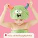 Cute Funny Kids Hair Towel Wrap Microfiber Quick Drying Towel for Girls | Absorbent Hair Dry Hat Cap for Curly & Wet Hair (Green - Buy Online on GoSupps.com