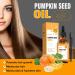 Organic Pumpkin Seed Oil 100% Pure Cold Pressed Pumpkin Seed Oil for Hair Growth Repairs Hair Follicles Stronger Hair Hair Growth Oil for Women & Men - Buy Online on GoSupps.com