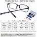 DOOViC Blue Light Filter Computer Reading Glasses for Unisex TR259-C - Matte Black 1.0x - 9 Colors Available | International Shipping - Buy Online on GoSupps.com