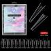 NAISKA 120pc Dual Press Coffin Nail Forms Set | Extra Long Nail Tips Extension Kit with 12 Sizes dual-Ended Polygel Brush, Clear Nail Molds, Professional Nail File | Acrylic Gel Coffin Nails Form - Buy Online on GoSupps.com