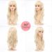 Blonde Mullet Wig for Women - 22 inch Long Synthetic Pixie Cut with Bangs and Fringe for Party and Cosplay - Buy Online on GoSupps.com