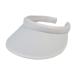 TopHeadwear Sports Cotton Twill Clip-On Visor 3.5 Inch Wide Brim White
