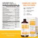 Hair Growth Liquid Multivitamin | Biotin for Hair Growth Supplement | Clinically Tested in Women for Thicker Hair & Facial Wrinkle | Skin Care | Ages 18+ | 8.11 Fl Oz - Buy Online on GoSupps.com