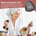 Cushion Puff Makeup Sponges for Foundation | Black Powder Puff for Wet and Dry Use - Slim Powder Puff Efficient and Practical Foundation Pillow Puff for Girlfriend Foundation Black Pineapple (Boxed) - Buy Online on GoSupps.com