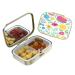 Cute Small Pill case for Pockets & Purses Elegant Pill Box Makes a Great Gift 2 Compartment Travel Medicine Organizer Stores Progesterone Capsule Pills Ibuprofen Vitamins Earrings Back
