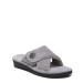 Vionic Women's Indulge Pauline Slipper - Comfortable Open Toe Spa House Slippers That Include Three-Zone Comfort with Orthotic Insole Arch Support Soft House Shoes for Ladies Light Grey 9 Med
