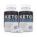 Justified Laboratories (2 Pack Advanced Keto 1500 Keto Pills 1275MG New & Improved Formula Contains Apple Cider Vinegar Extra Virgin Olive Oil Powder Green Tea Leaf 120 Capsules 60 Count (Pack of 2)