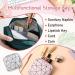 4PCS Sanitary Napkin Storage Bags | Menstrual Cup & Nursing Pad Pouches | Portable Period Kit Bag | Feminine Product Organizer with Zipper - Leather Style - Buy Online on GoSupps.com