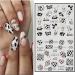 Cow Print Nail Art Stickers - 12 Sheets Water Transfer Decals for Women and Girls - Buy Online on GoSupps.com