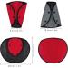 Hysagtek 2Pcs Seat Belt Adjusters - Red + Grey Seat Belt Safety Covers for Enhanced Comfort and Protection - Buy Online on GoSupps.com