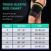 Buy Abyon Thigh Bandage for Men & Women - 2 Pack Compression Support for Knee Quad & Groin Pain Relief - Breathable & Non-Slip - Large Black - Buy Online on GoSupps.com