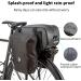 HuiJuKeJi Bike Trunk Bag - 23.5L Storage Pannier Saddle Bag with Reflective Strips | Waterproof Rear Cargo Rack | Expandable Luggage for Cycling - Buy Online on GoSupps.com