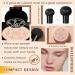 Air Cushion CC Cream Mushroom Head Foundation Matte Concealer Full Coverage Liquid Foundation Set with Makeup Sponge & Foundation Brush Lightweight Long Lasting Oil Control Face Loose Setting Powder - Buy Online on GoSupps.com