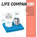 Ion8 Kids Water Bottle 350ml - Leak Proof, BPA Free, Dishwasher Safe - Sonic Blue - Buy Online on GoSupps.com