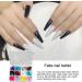 Stick on Nails Square and Almond Shaped False Nail Tips | Matte and Glossy False Full Long Ballerina Fake Nails Supplies Shakven Glossy Long Ballet - Buy Online on GoSupps.com