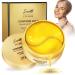 Eye pads mask against dark circles wrinkle dark circles & puffiness-60 pieces Eye pads with hyaluron & collagen for anti-aging (gold)