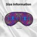Buy Tie Dye Hippie Soft Sleep Eye Mask - Breathable Travel Eye Patch for Relaxation - Perfect for Women - Buy Online on GoSupps.com