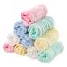 Extsud baby washcloths 10 baby musselin washcloth baby towels soft newborn baby face towels baby wipes made of organic cotton 25 * 25cm